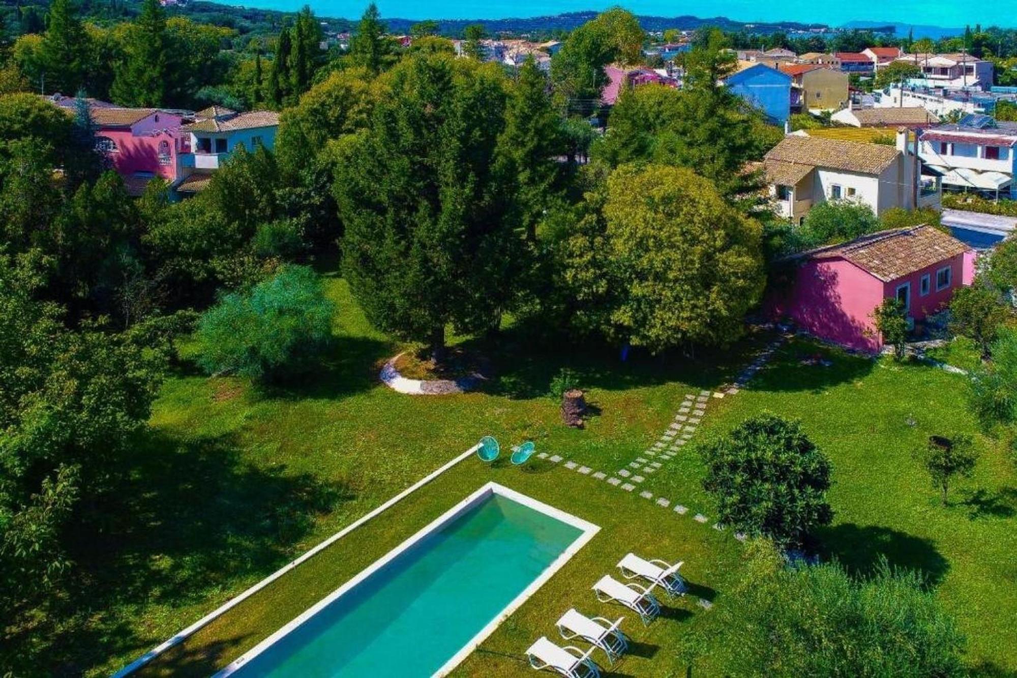 Villa Secret Garden House - Private Garden With Pool Acharavi  Exterior foto