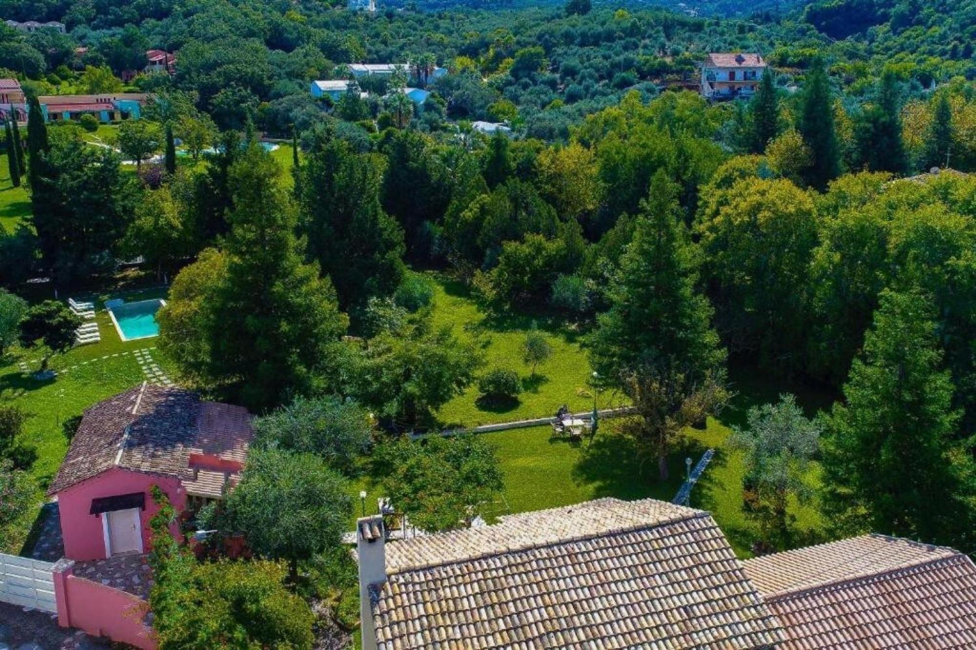 Villa Secret Garden House - Private Garden With Pool Acharavi  Exterior foto
